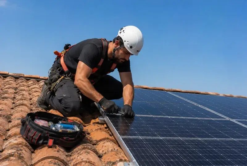 Maintenance et monitoring de panneaux solaires aux Ponts-de-Cé