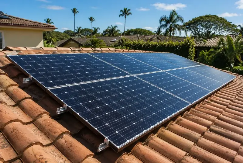 Installation de panneaux solaires aux Ponts-de-Cé